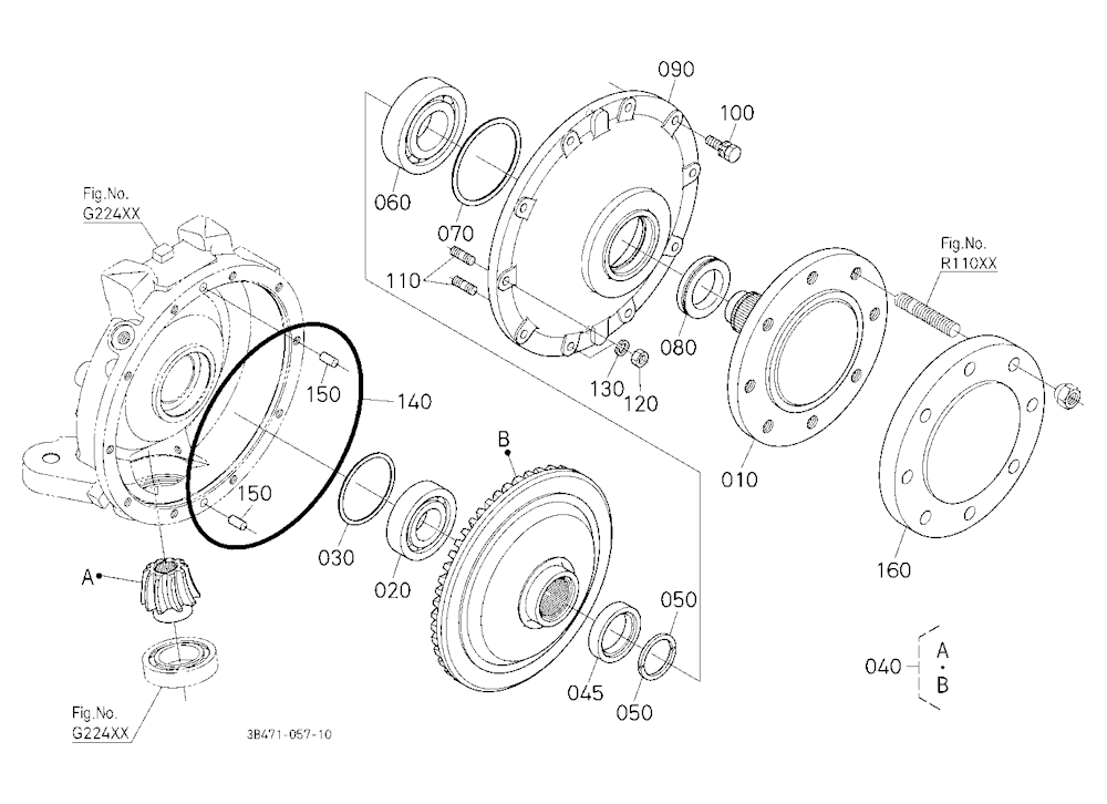 Front Axle Lh