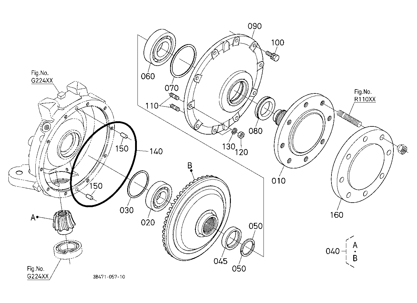 Front Axle Lh