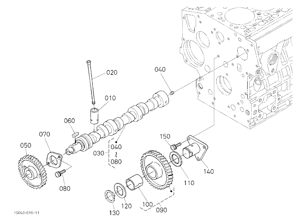 Camshaft And Idle Gear Shaft