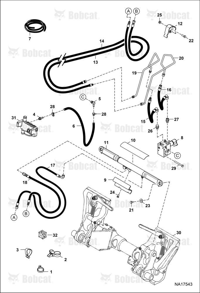 Hydraulic Circuitry (Power Bob-Tach)