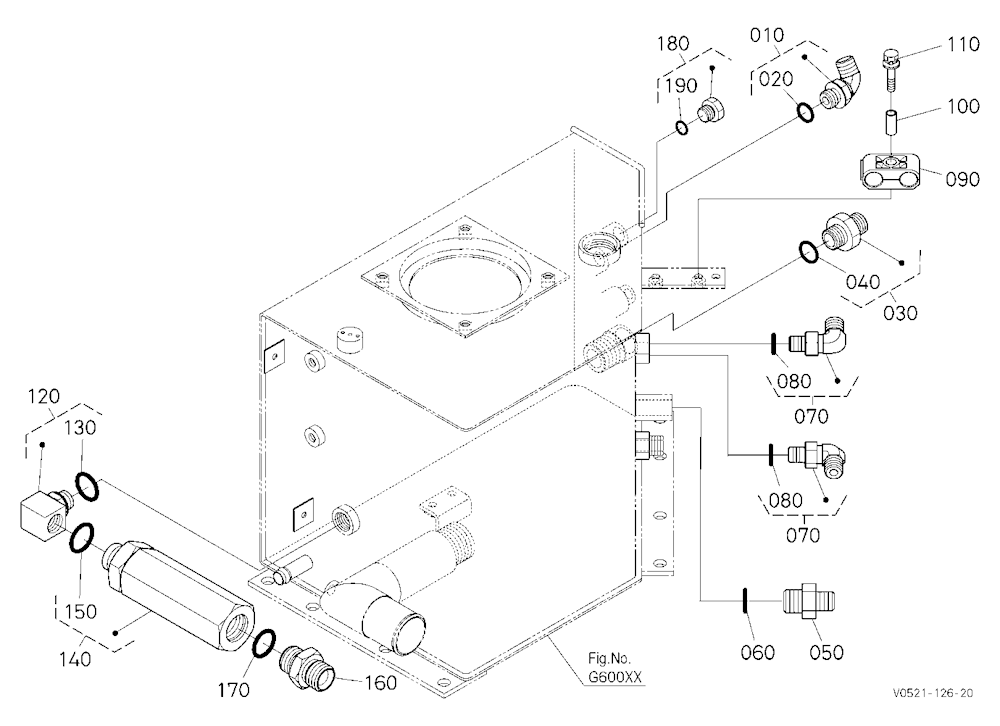 Oil Tank (Joint) [Manual Hitch] [Except High Flow]