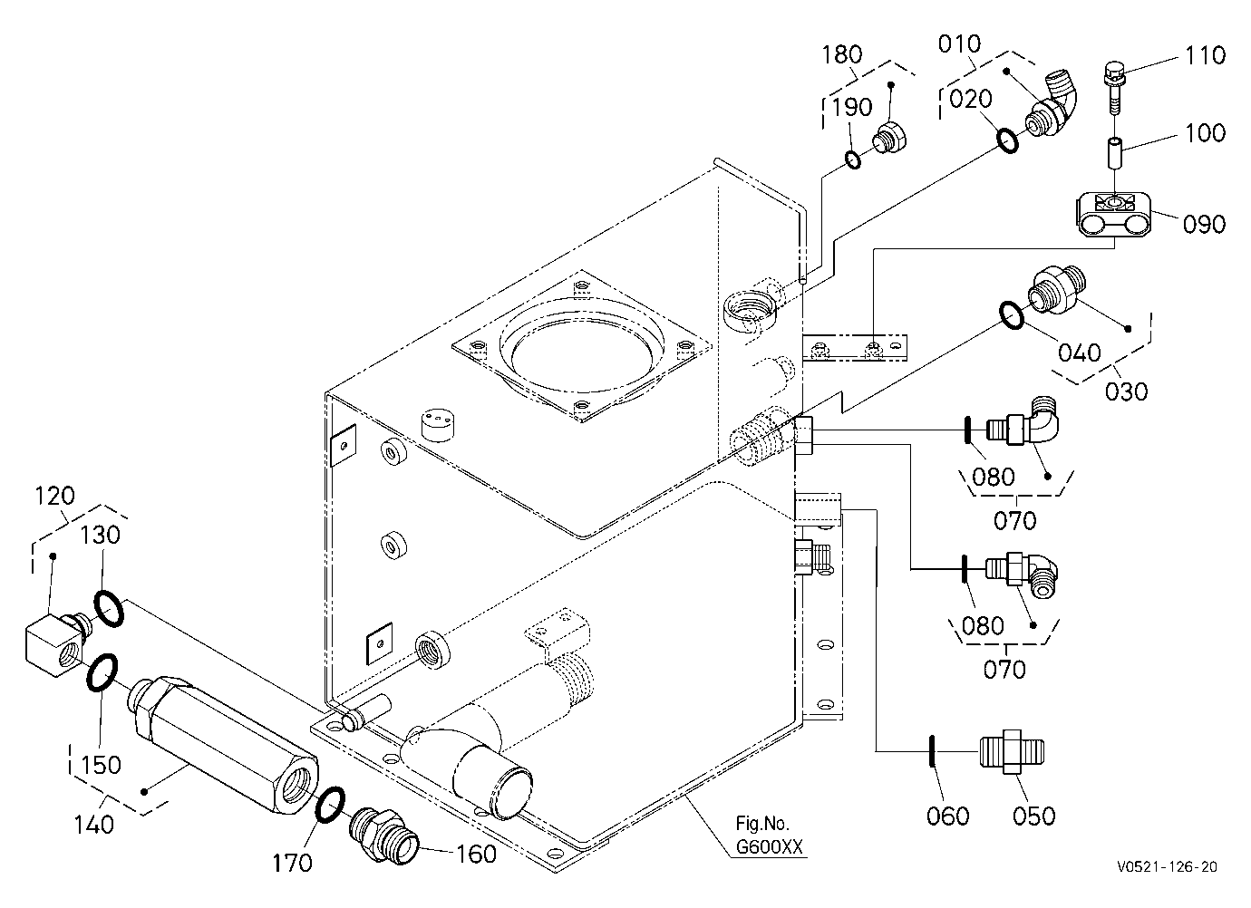 Oil Tank (Joint) [Manual Hitch] [Except High Flow]
