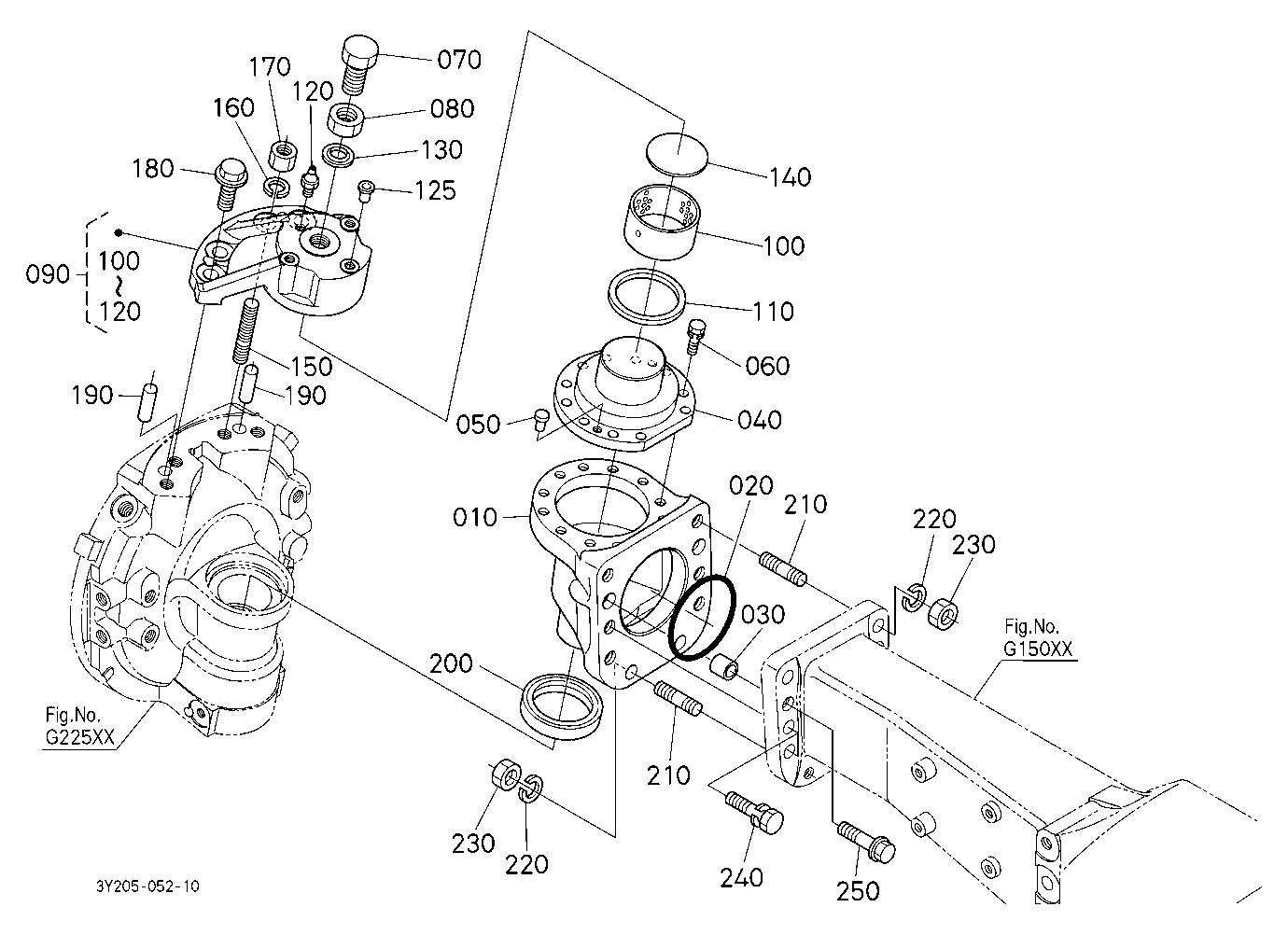 Bevel Gear Case Rh