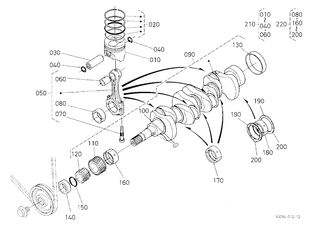 Piston And Crankshaft