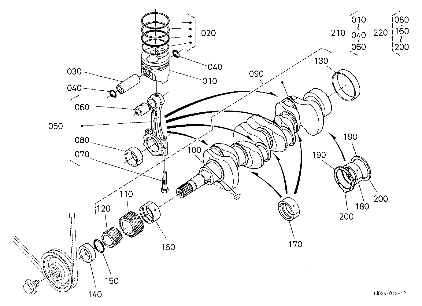 Piston And Crankshaft