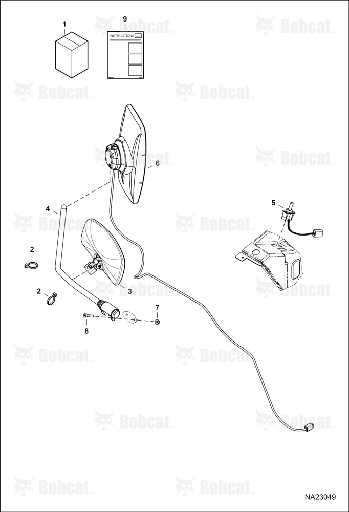 Double Electric Mirror Kit