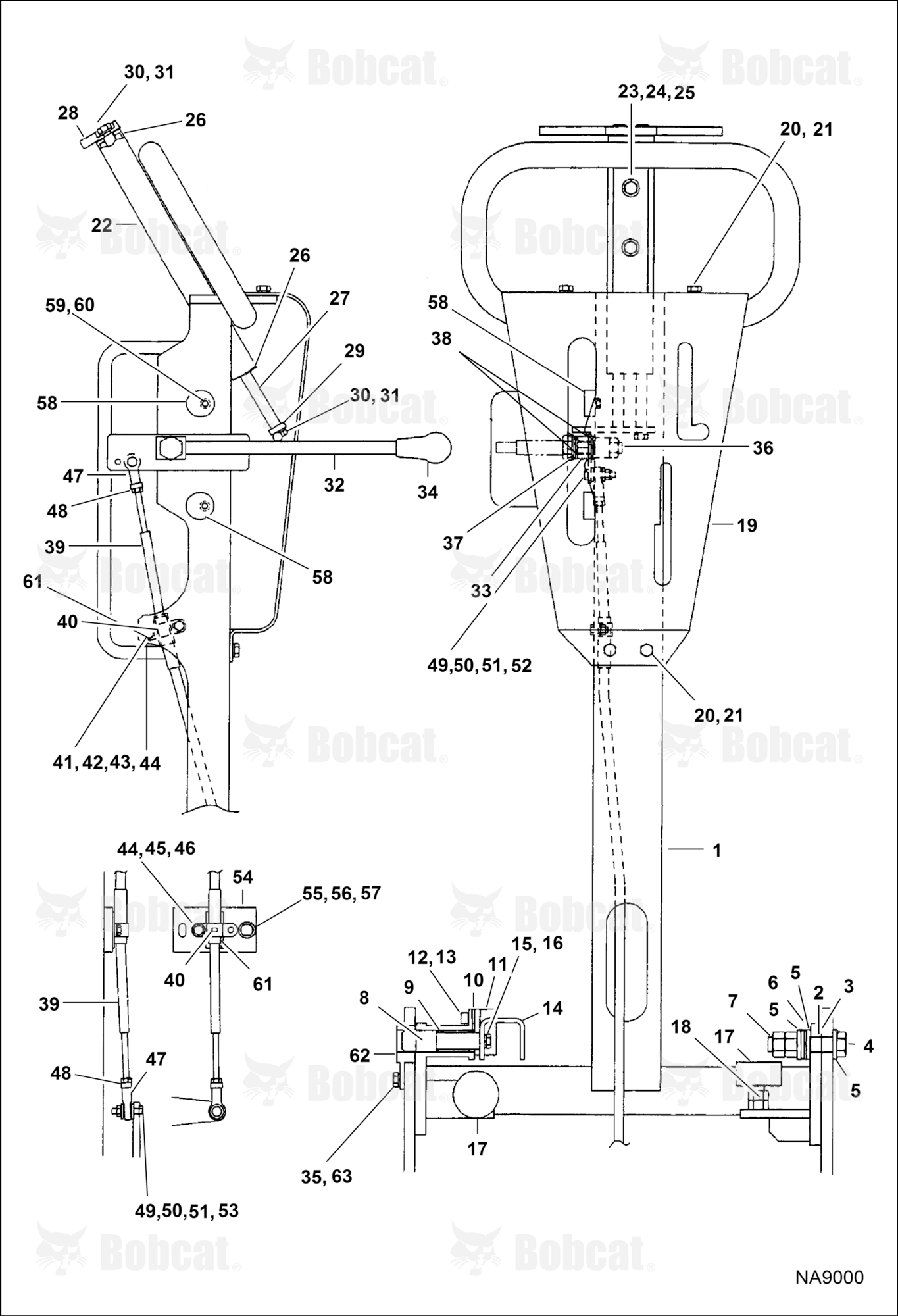 Operating Handle (Forward/Reverse)