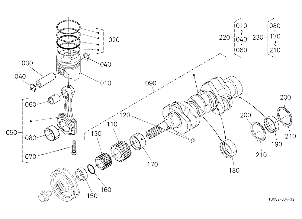 Piston And Crankshaft