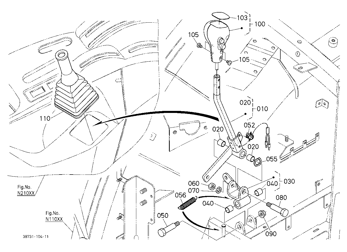 Main Gear Shift Lever