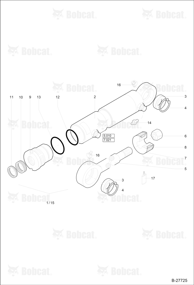 Hydraulic Cylinder - 4 IN 1 Shovel