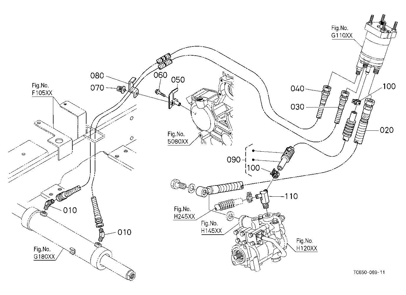 Hydraulic Oil Line (Steering)