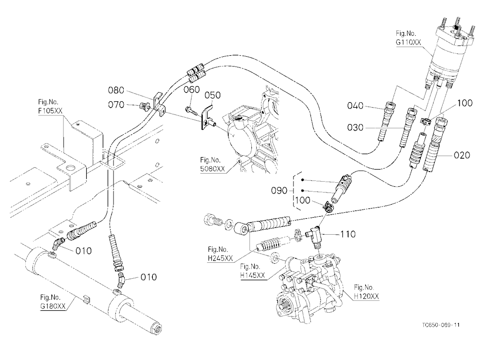 Hydraulic Oil Line (Steering)