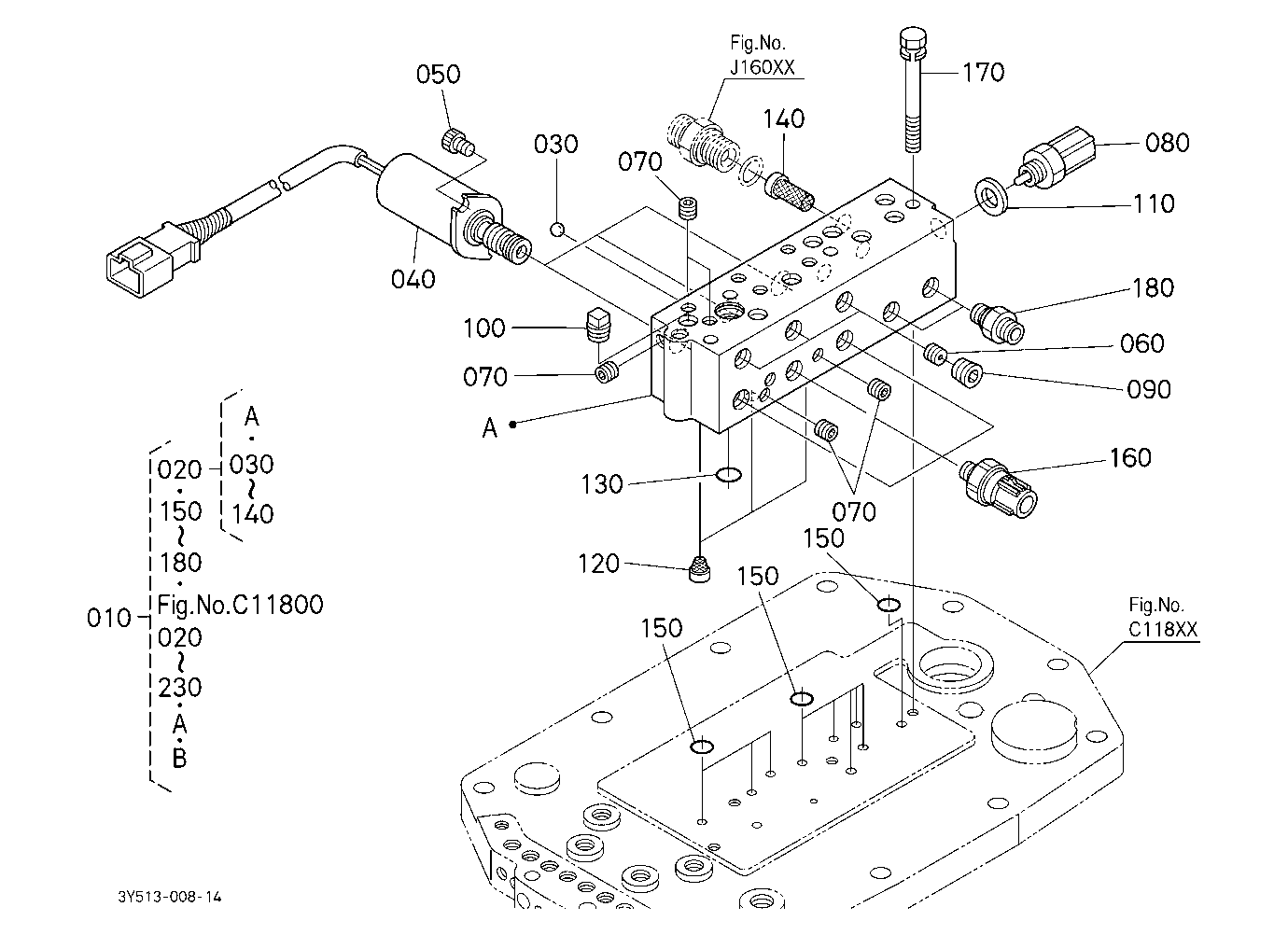 Power Shift Valve (Upper) [Component Parts]