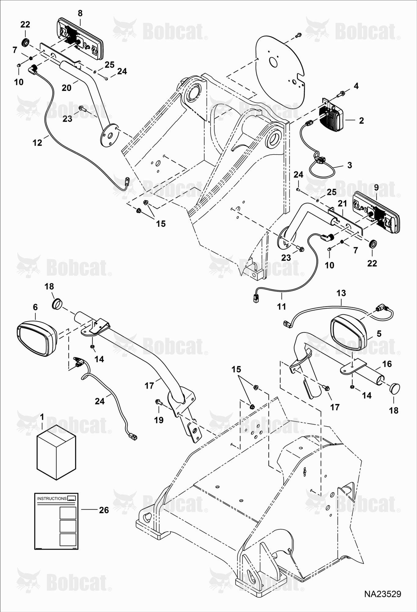 Road Lights Kit (LED) (LH)