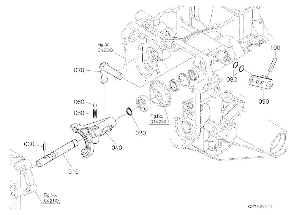 Pto Gear Shift Arm