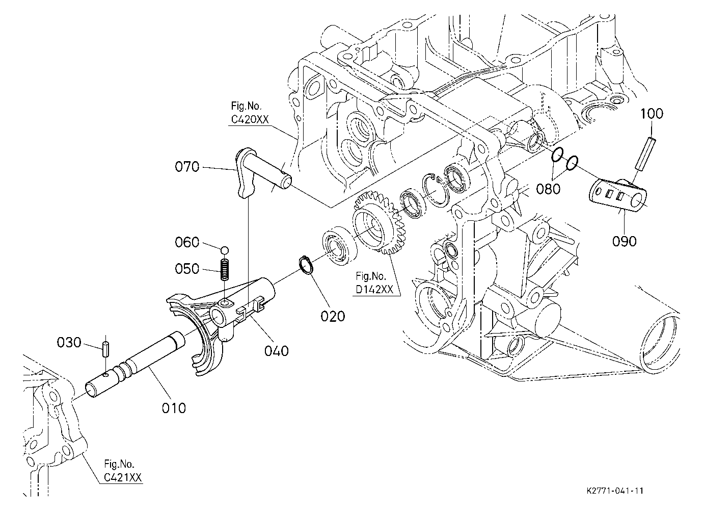 Pto Gear Shift Arm