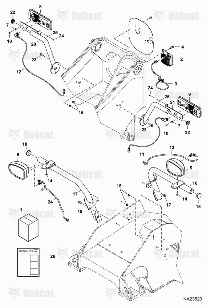 Road Lights Kit (LED) (RH)