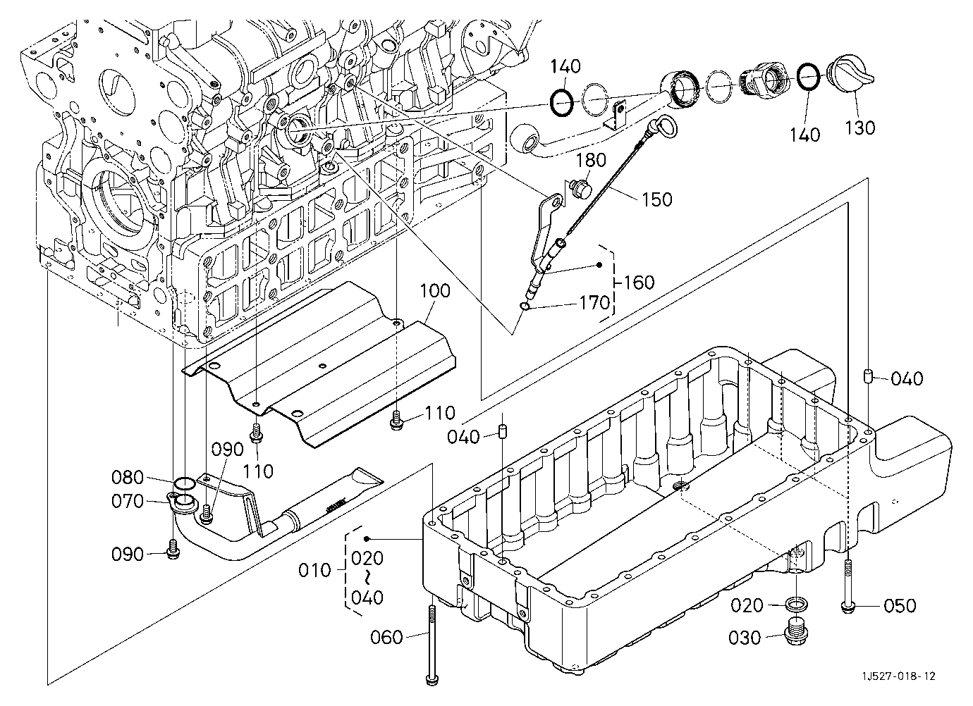 Oil Pan [With Pneumatic Trailer Brake]