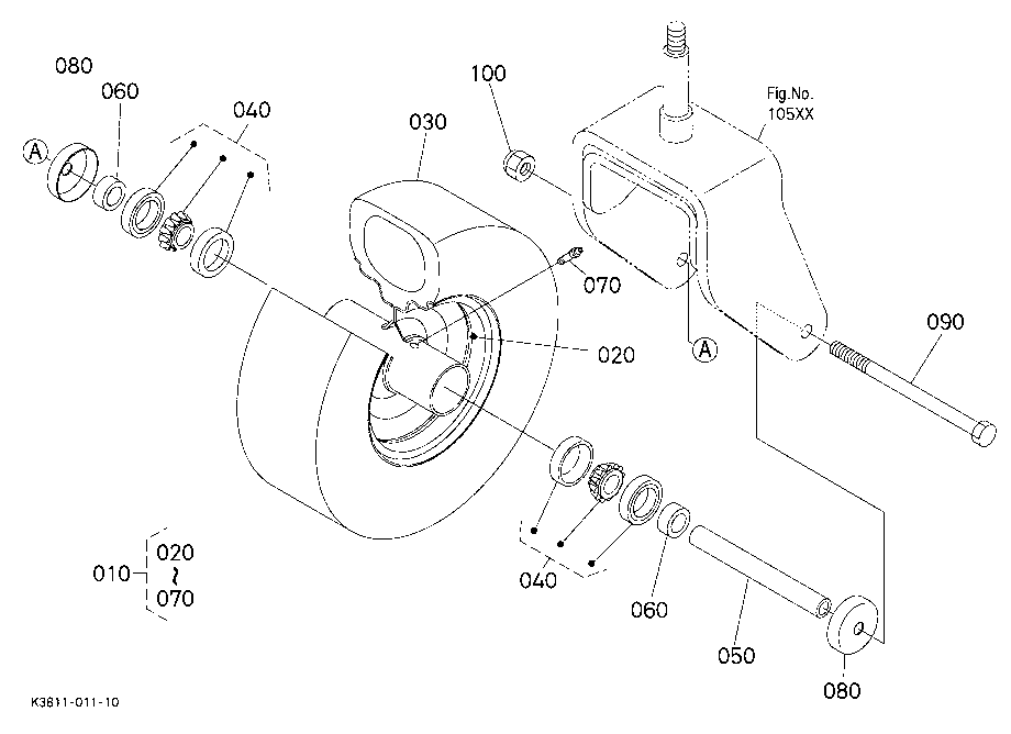 Front Wheel (13*5.0-6)