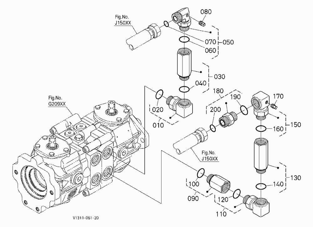 HST PUMP (MOTOR RH)