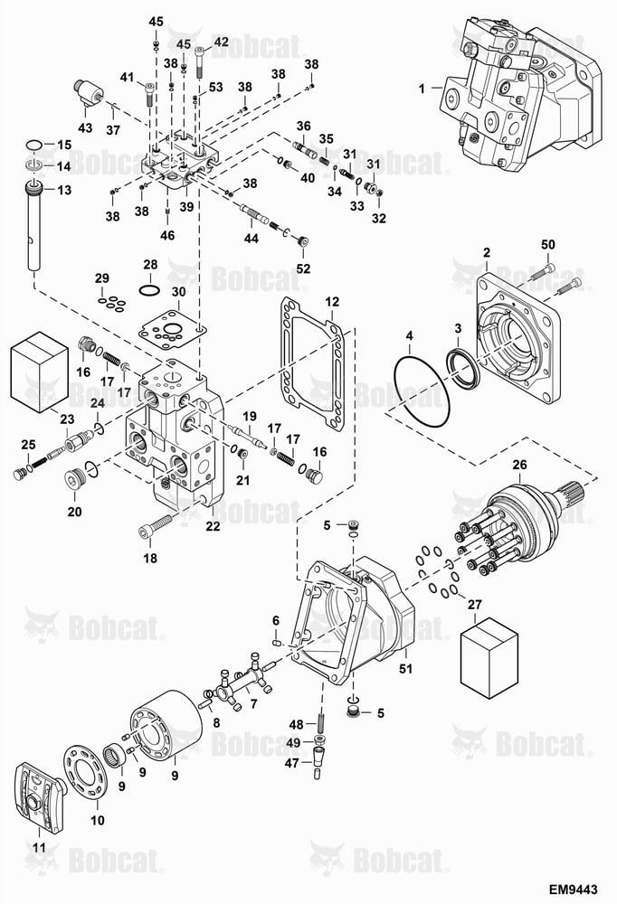 Hydrostatic Motor (Model 83011995)