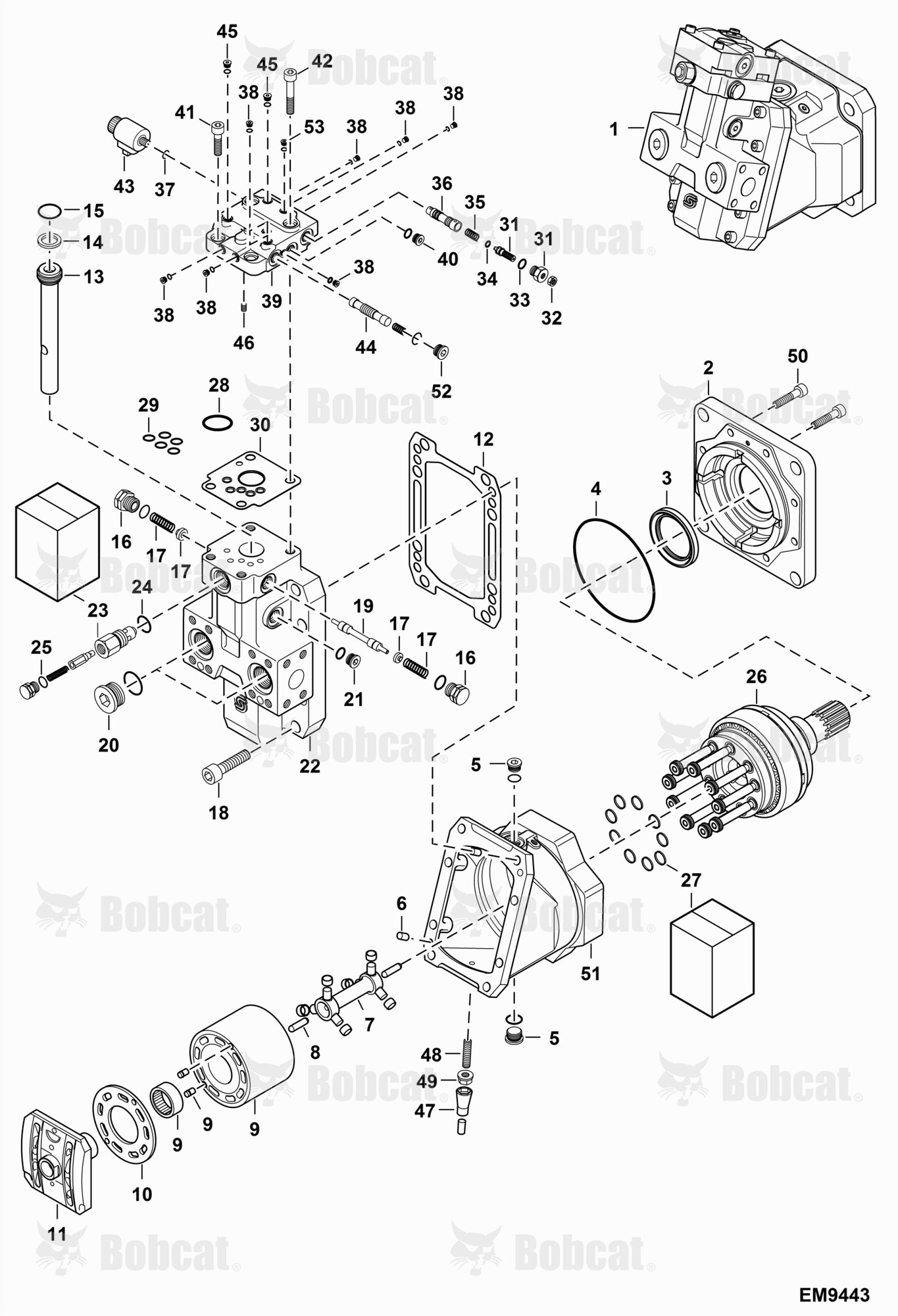 Hydrostatic Motor (Model 83011995)