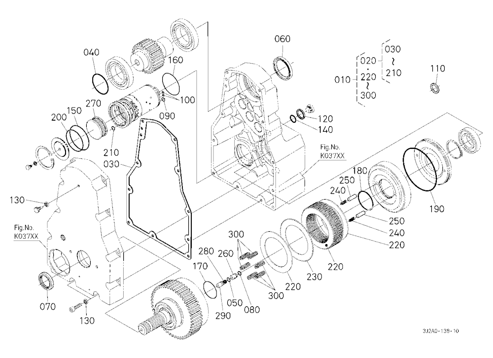 Pto Gear Case 5 (Gasket And Seal Kit) [Component P