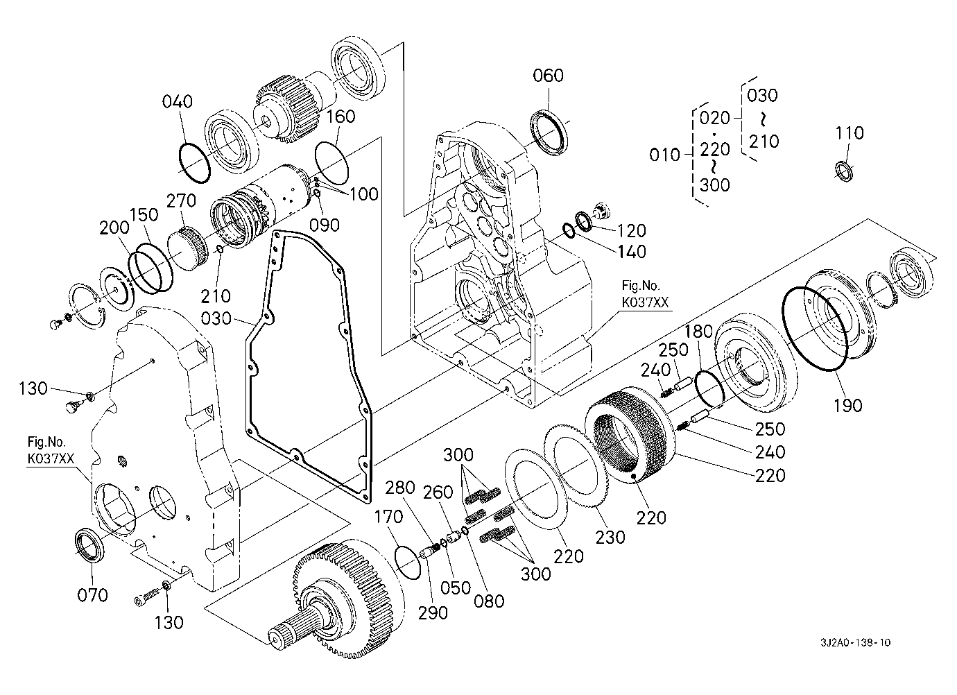 Pto Gear Case (Gasket And Seal Kit) [Component Par