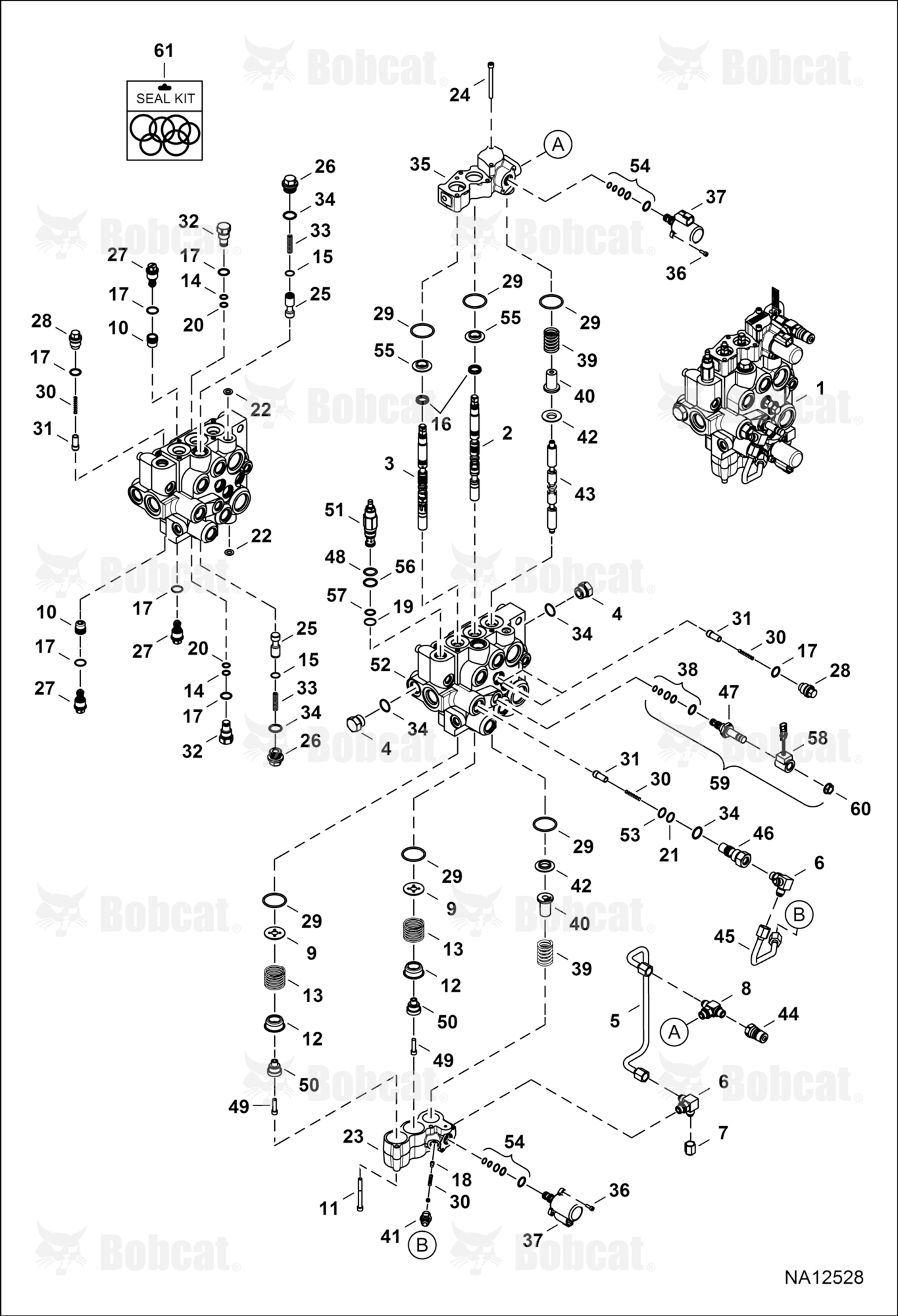 Hydraulic Control Valve (SJC) (E Series Coil)