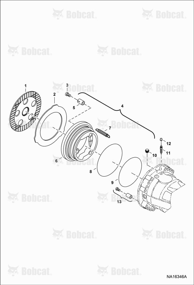 Rear Axle (Brakes) B4P711001 & Above