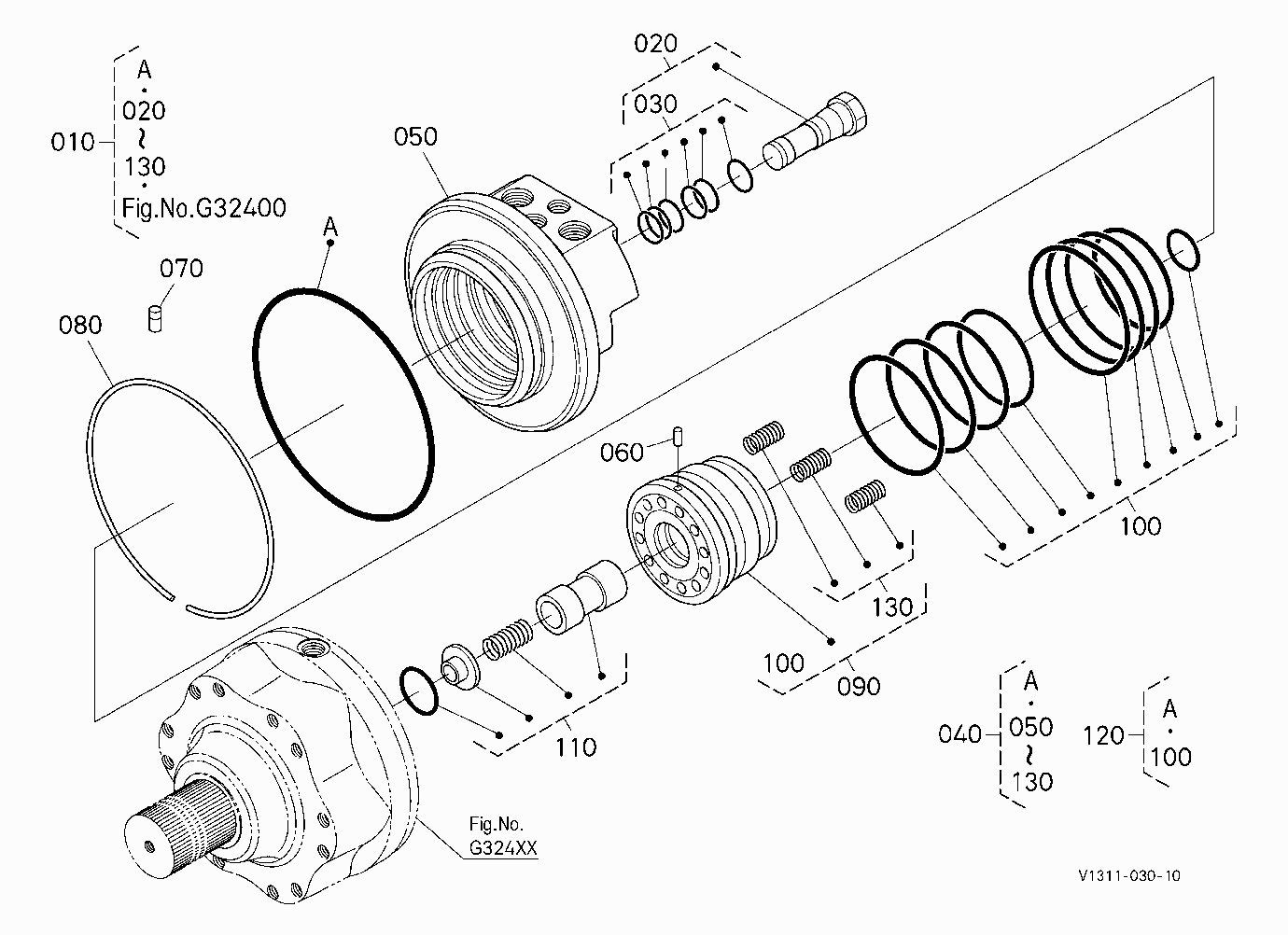 HST MOTOR RH 1 (COVER) [COMPONENT PARTS]