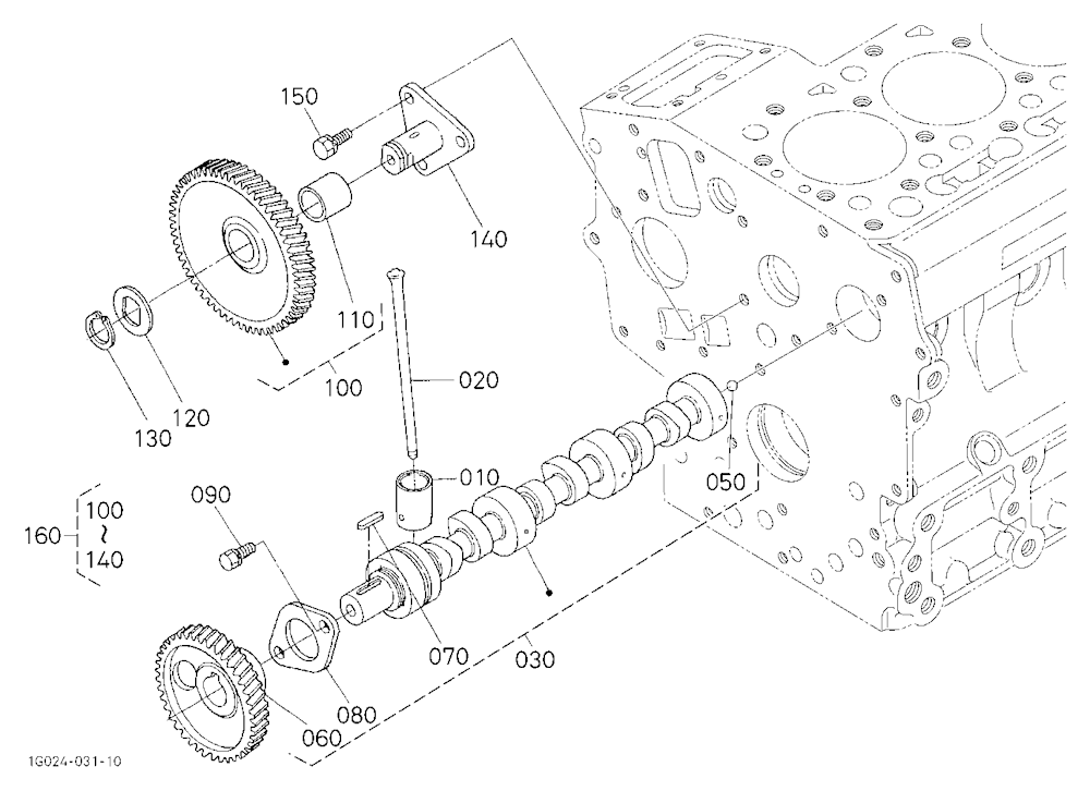 Camshaft And Idle Gear Shaft