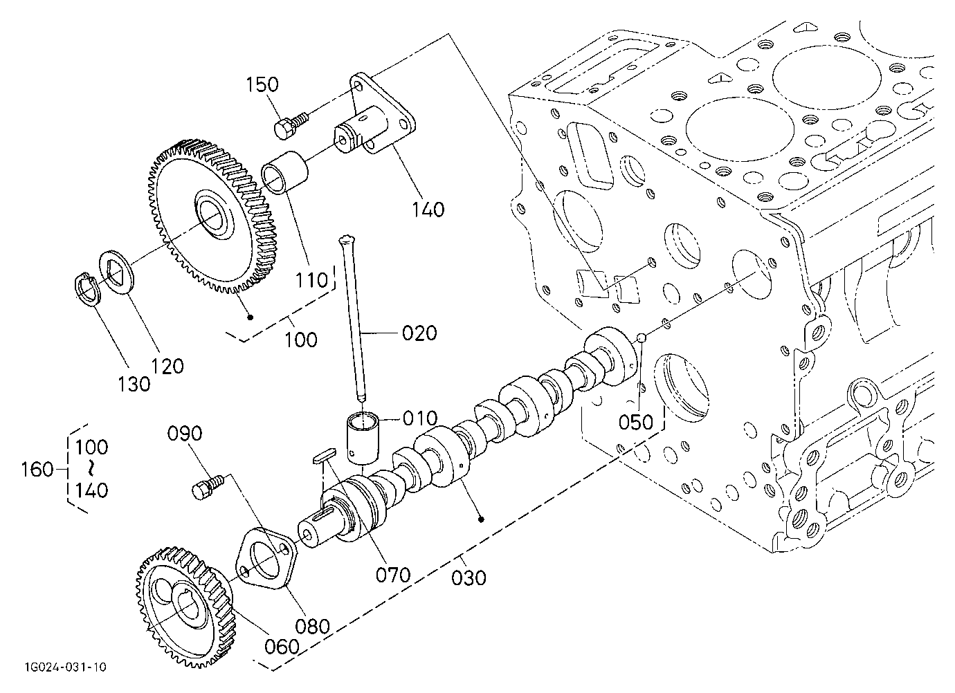 Camshaft And Idle Gear Shaft
