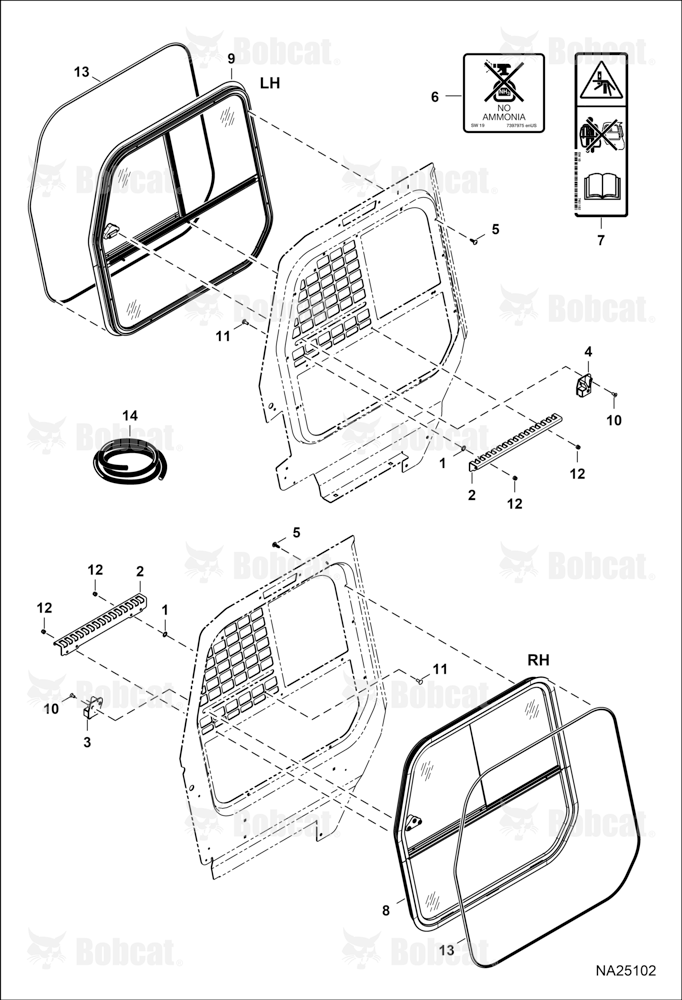 CAB Windows (Side) (Glass) (Clearview) (Platinum Option)