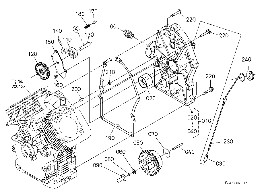 Crank Case Cover/Oil Pump
