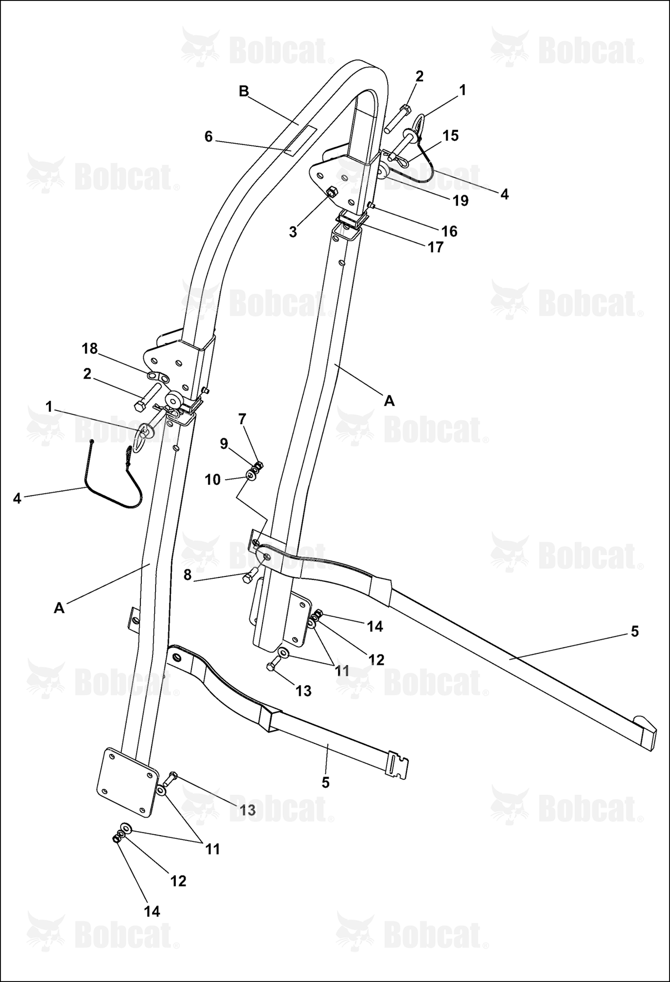 Folding ROPS Kit -970410