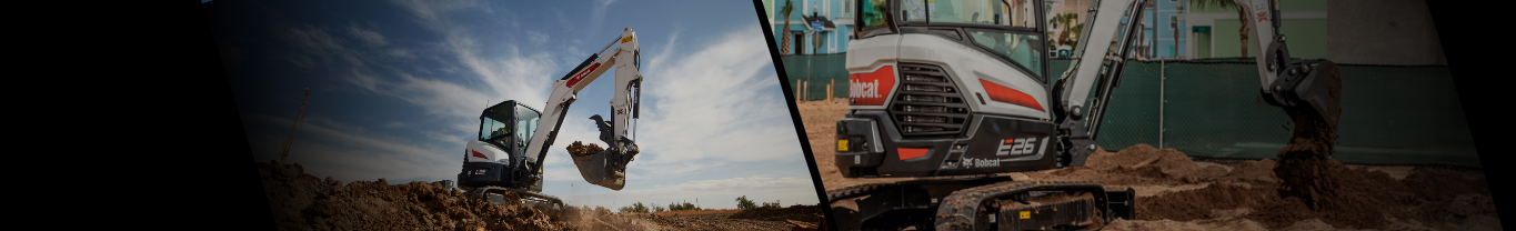Bobcat Excavator Banner