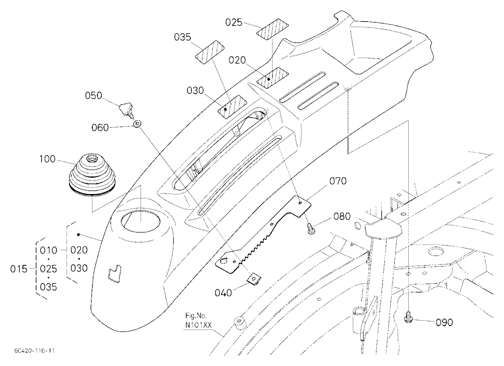 Lever Guide Rh