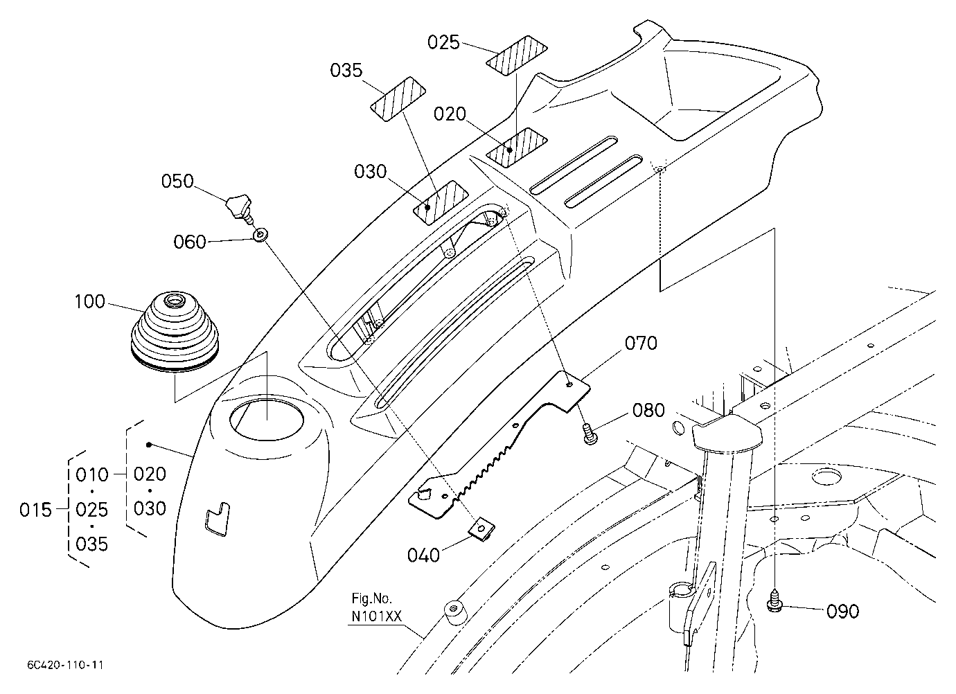 Lever Guide Rh