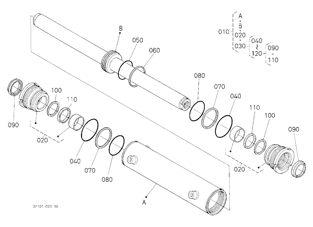Steering Cylinder [Component Parts]