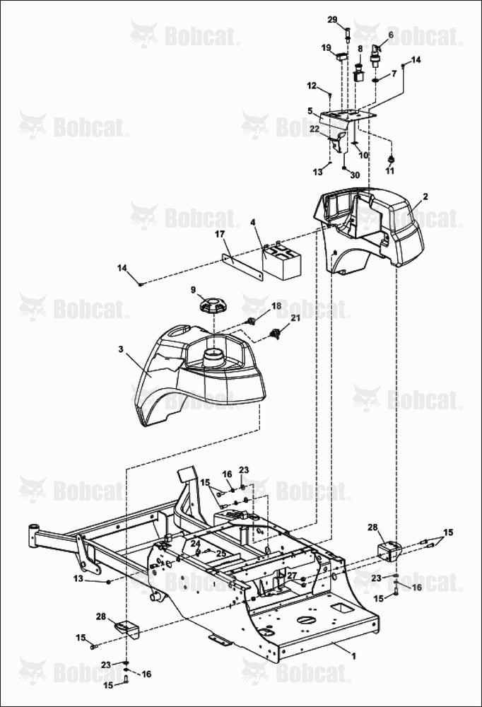 Fuel TANK/BUMPER & Control Panel