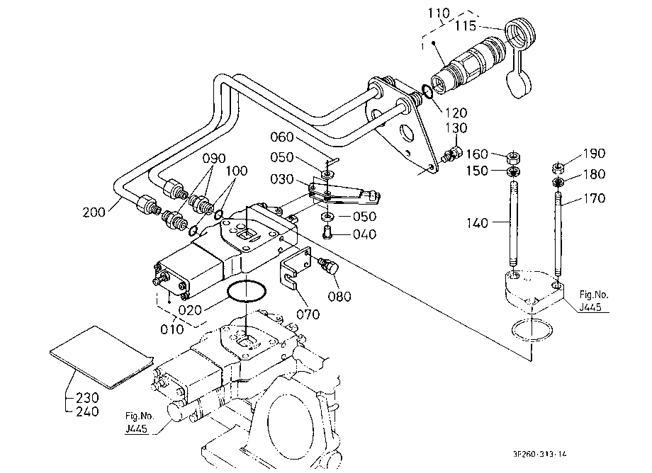 Auxiliary Control Valve Kit (Scd)(3Rd) [Option]