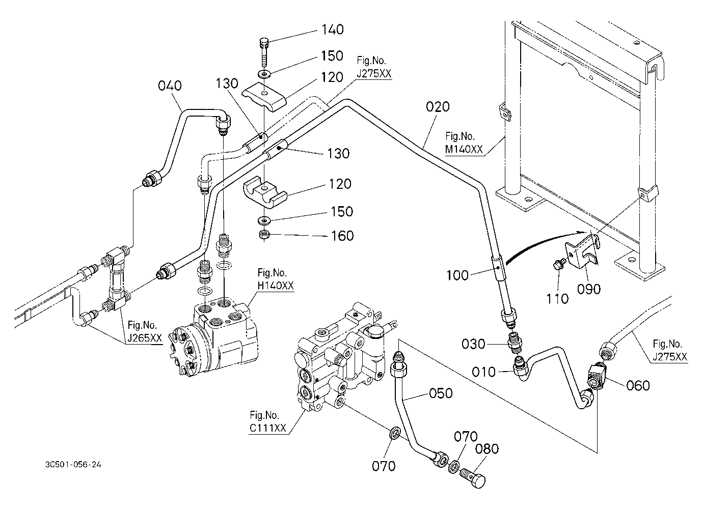 Hydraulic Oil Line (Shuttle/Controller) [Old]