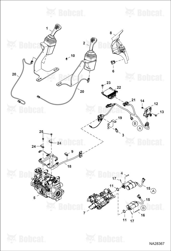 Controls Electrical (Joystick Controls) (1 Connection ACS Controller)