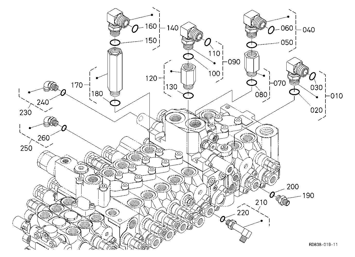 Control Valve 4 (Travel)