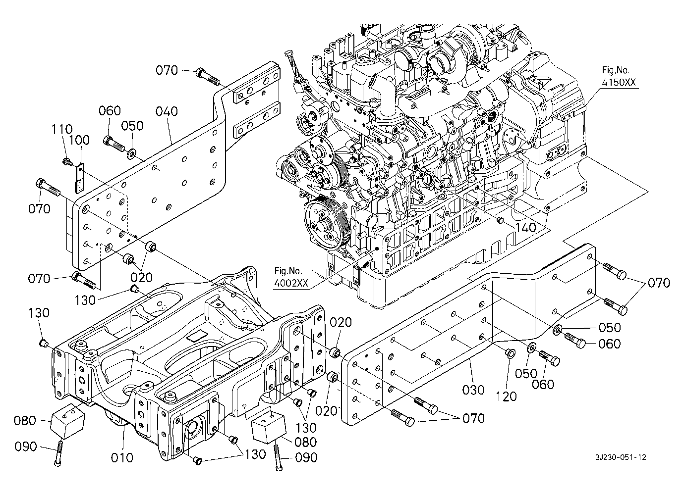 Front Axle Frame [W/O Front Suspension]