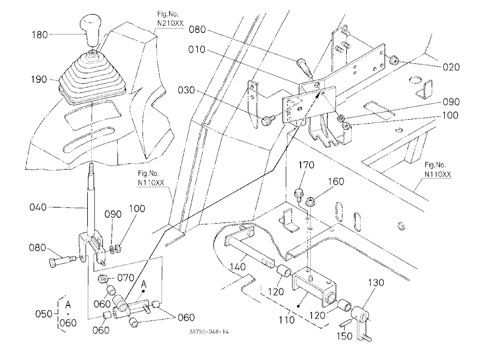 Main Gear Shift Lever