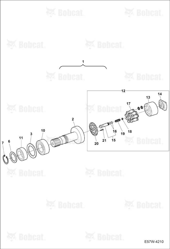 Drive Motor (Piston Assy)
