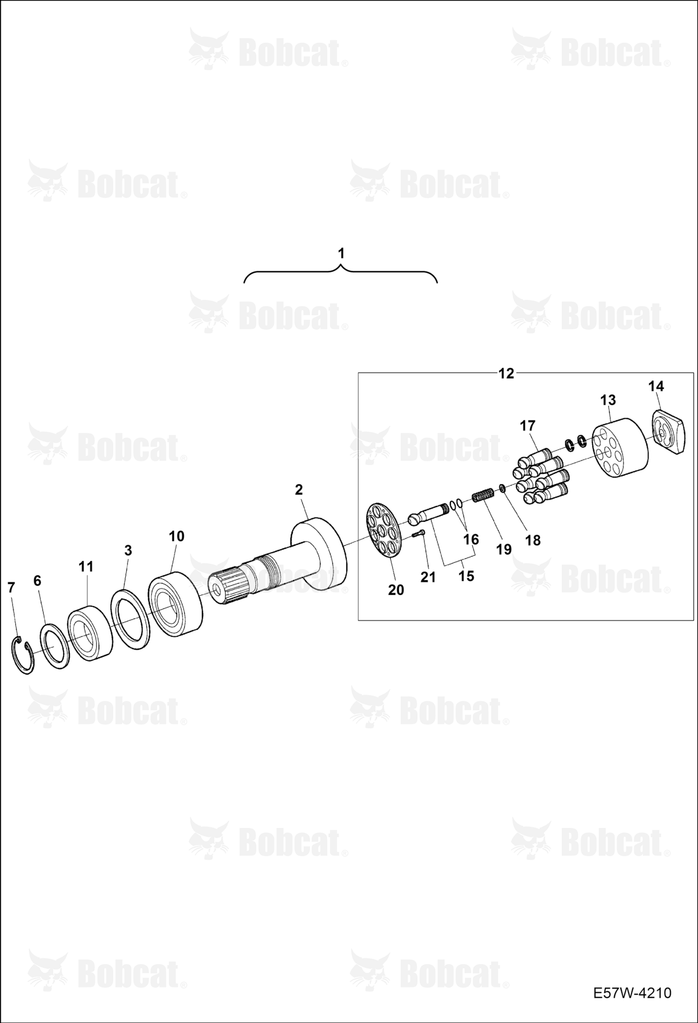 Drive Motor (Piston Assy)