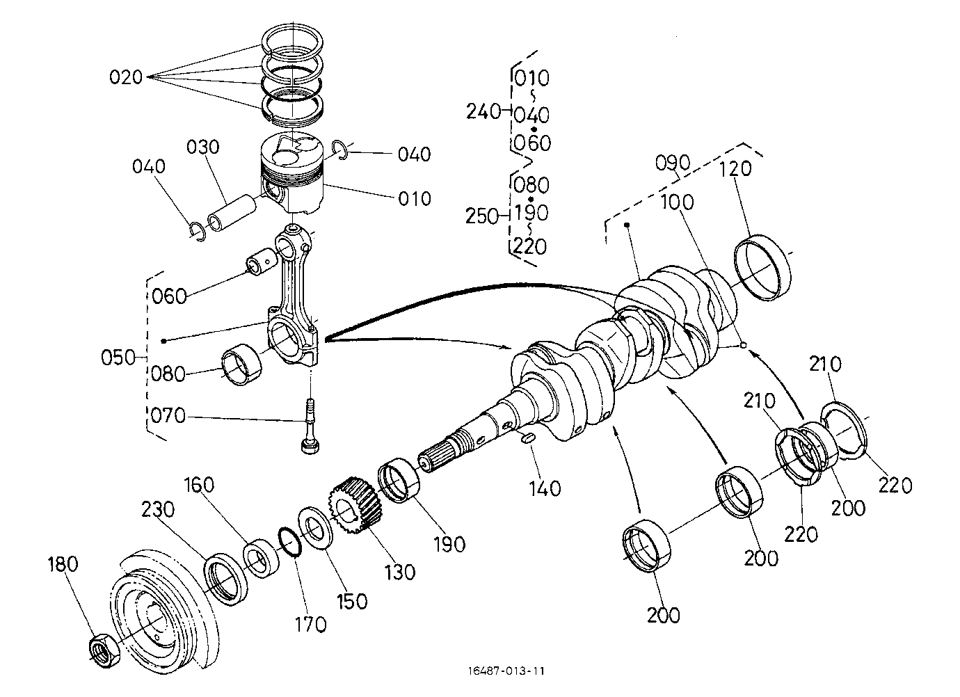 Piston And Crankshaft